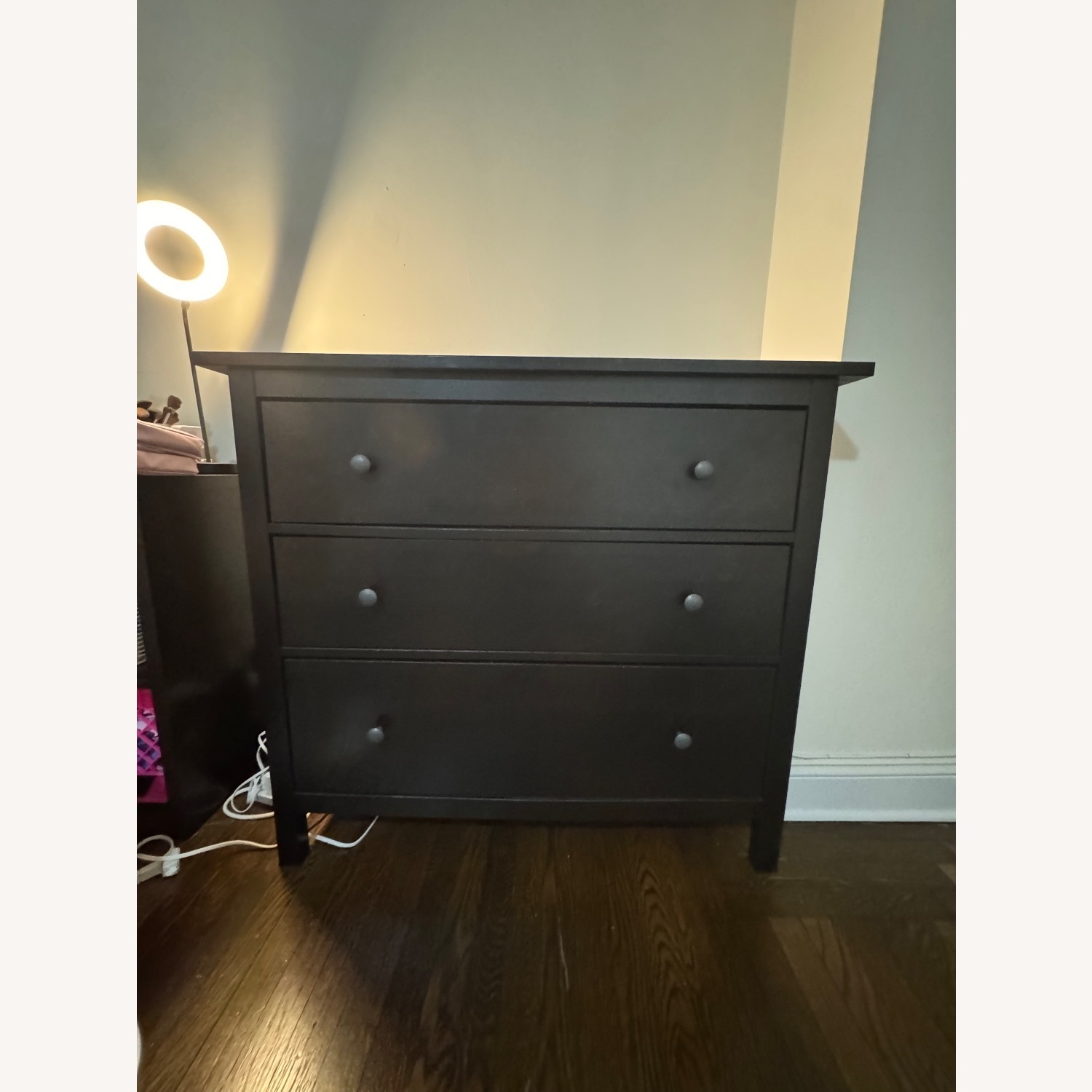 IKEA HEMNES Dark Brown Wood Dresser - image-3