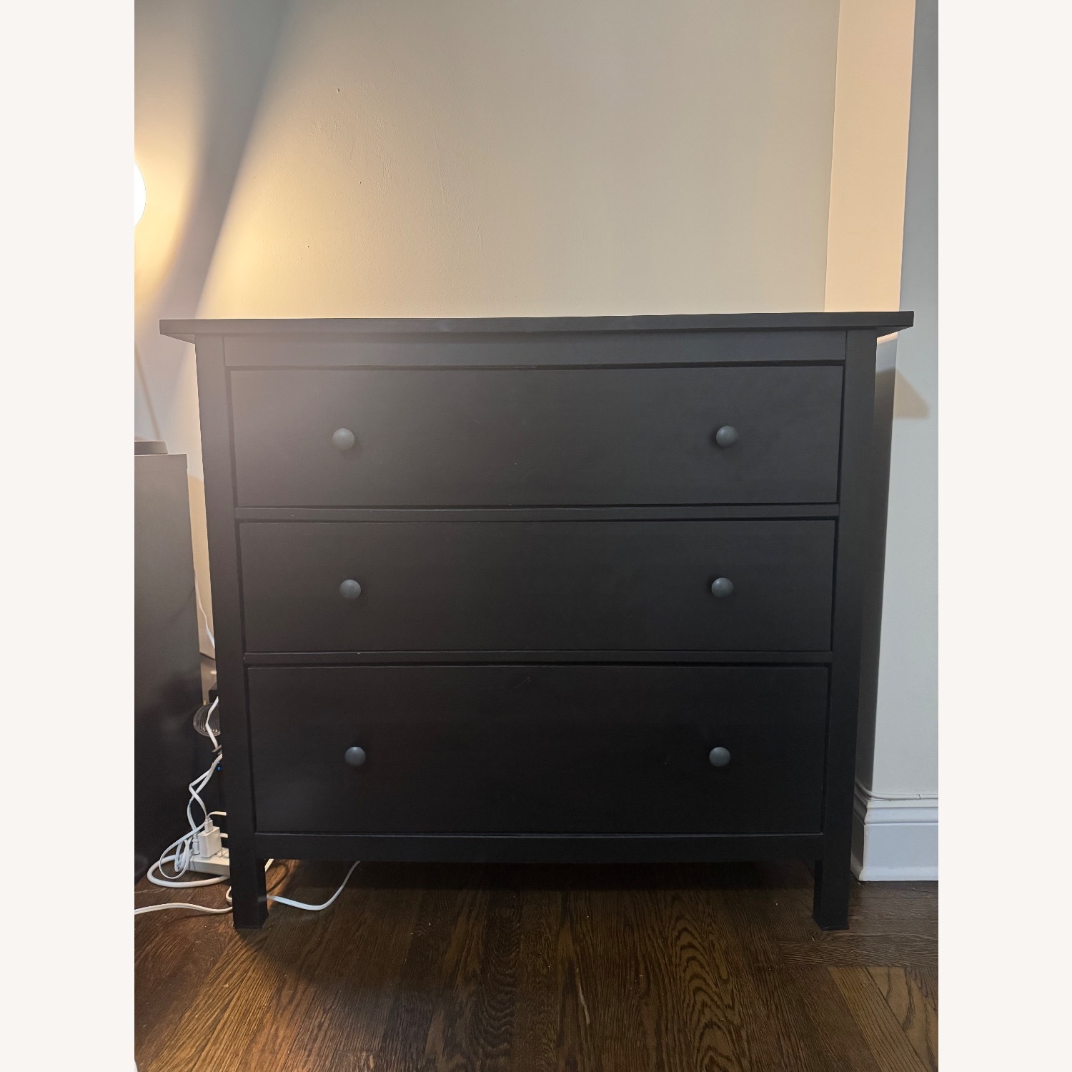 IKEA HEMNES Dark Brown Wood Dresser - image-2