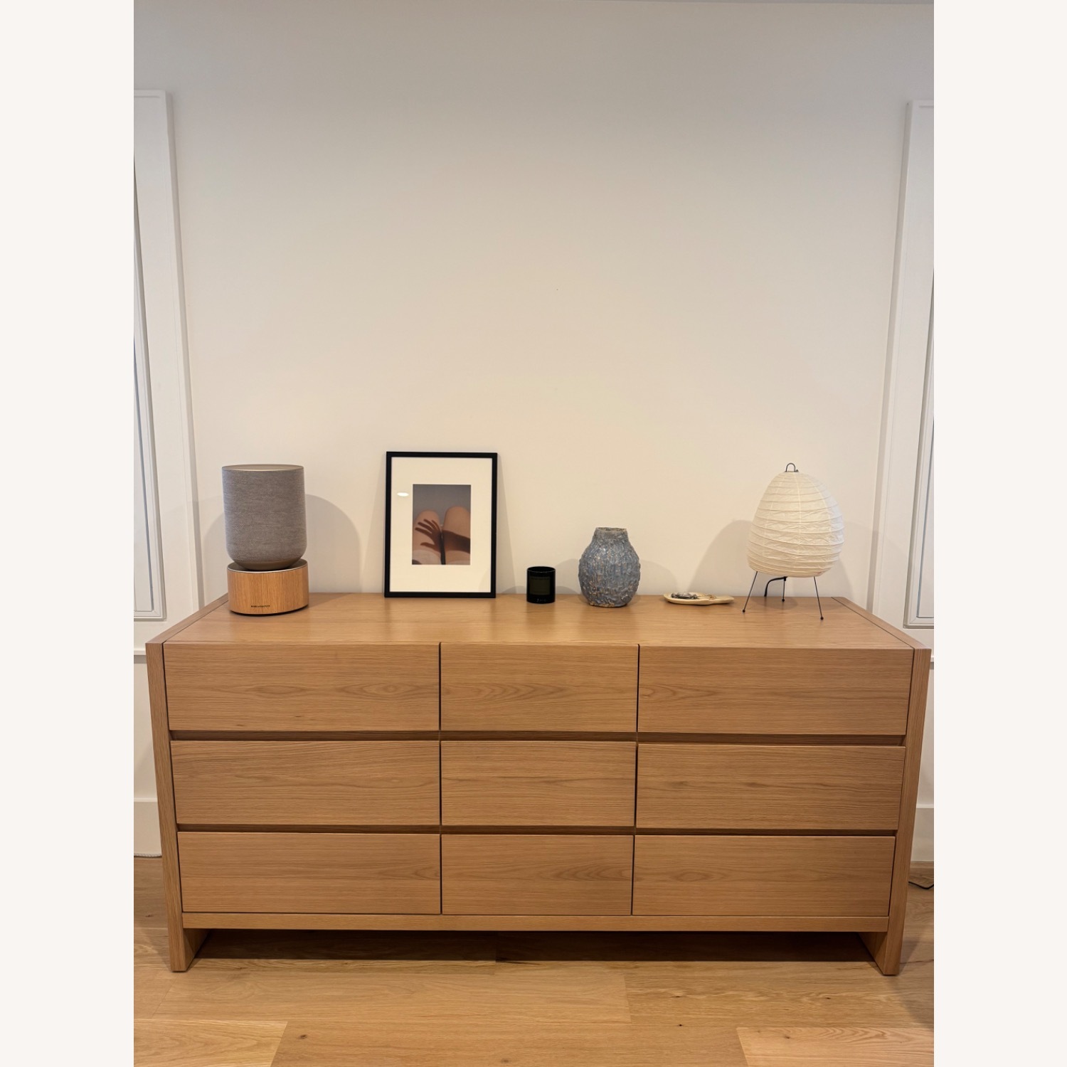 Article Leif 9-Drawer Triple Dresser - White Oak - image-1