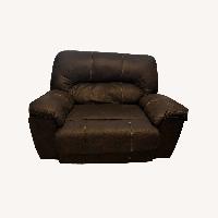 Dark Brown Leather Recliner