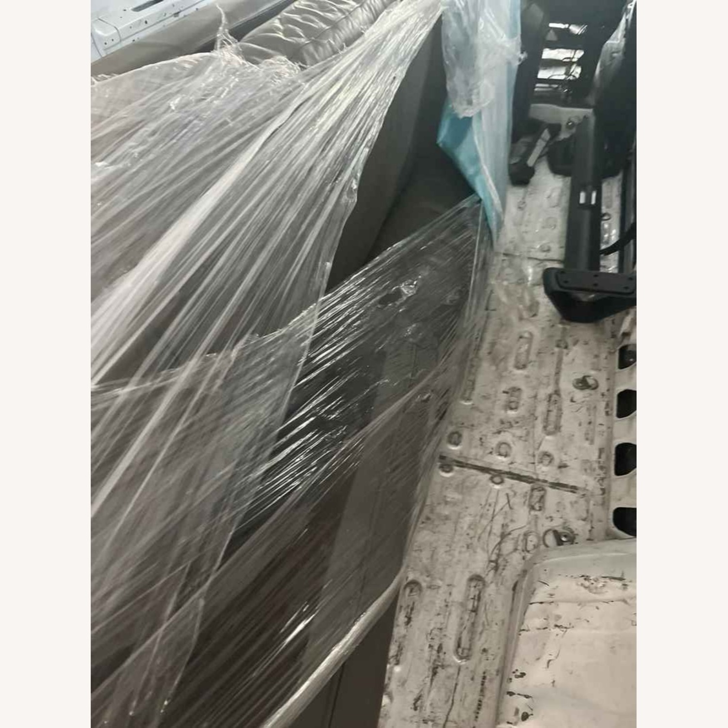 Restoration Hardware Italia Leather 8 ft Sofa - image-5