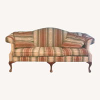 Ethan Allen Camelback Sofa 