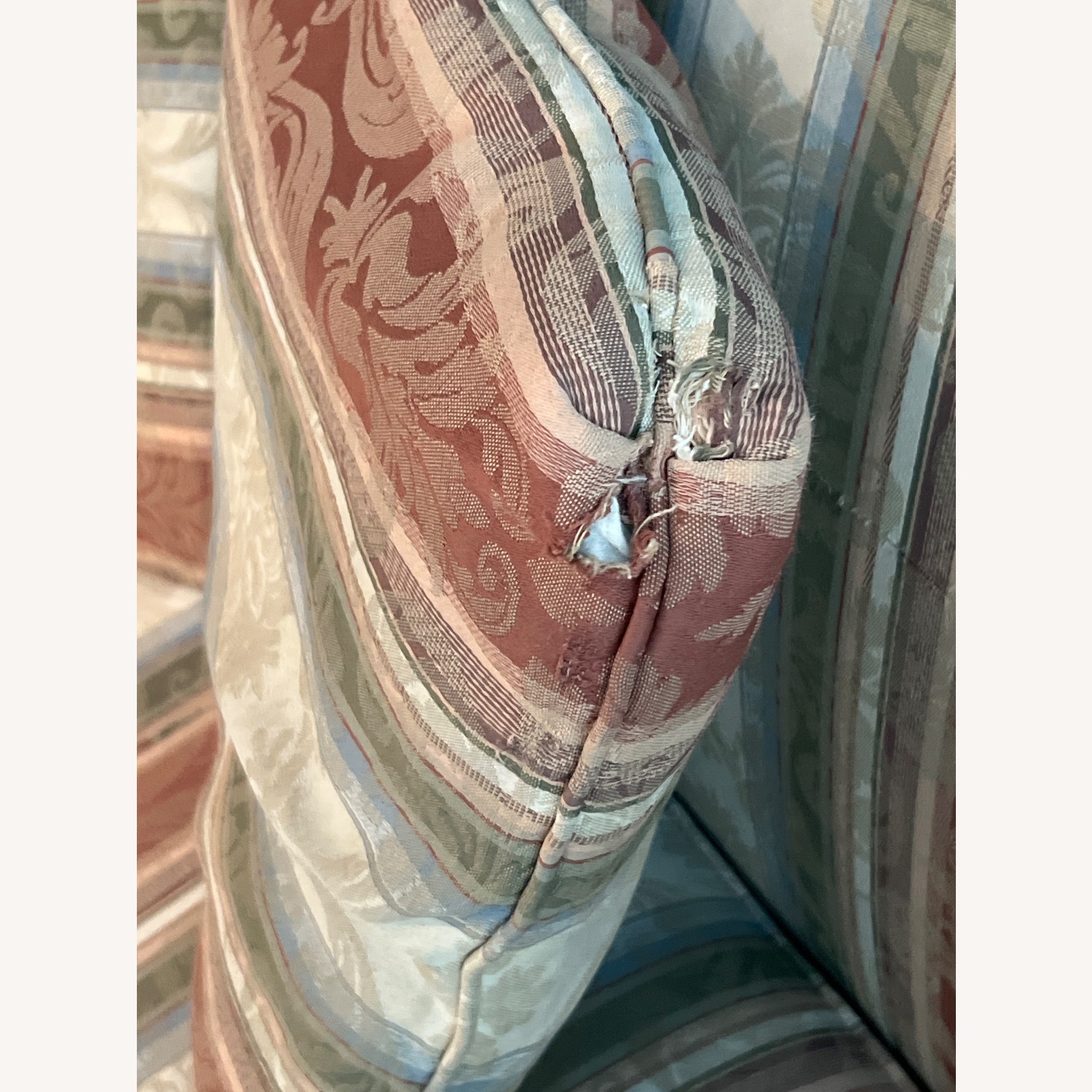 Ethan Allen Camelback Sofa  - image-5