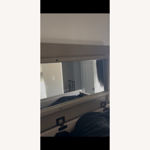 Used Bob's Discount Furniture Light Gray Chest for sale on AptDeco