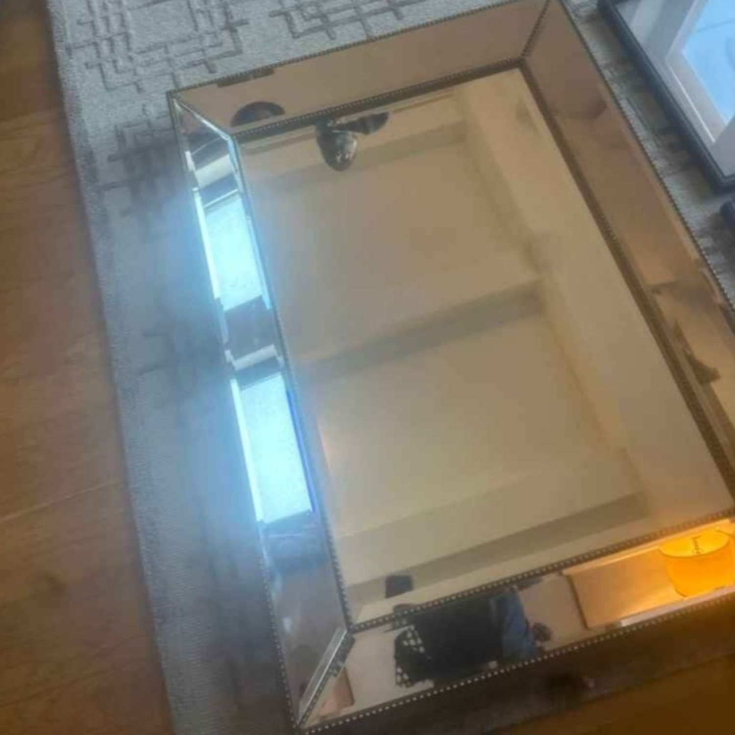 Restoration Hardware Venetian Beaded Wall Mirror - image-6