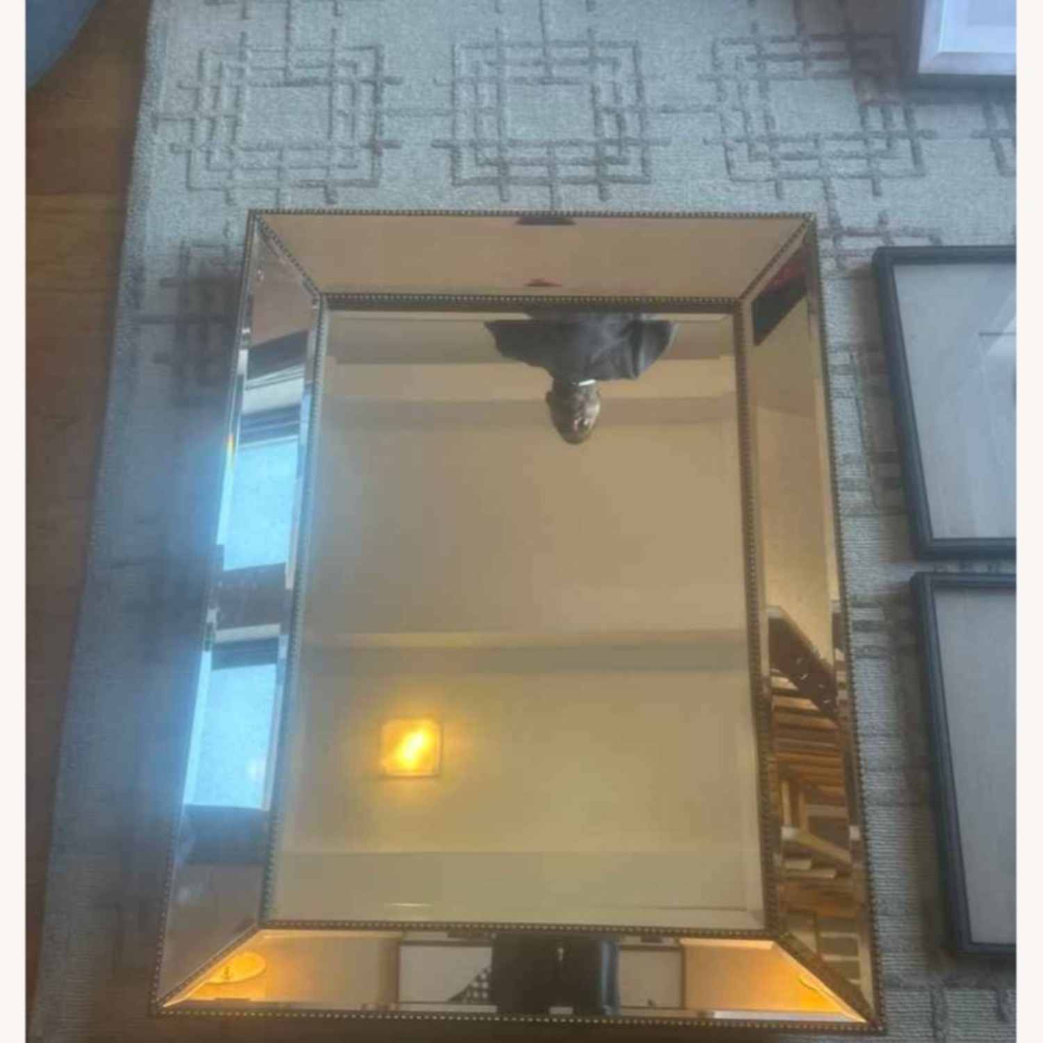 Restoration Hardware Venetian Beaded Wall Mirror - image-4