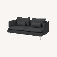 IKEA Soderhamn Dark Gray 2 Piece Sectional