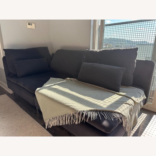 Used IKEA Soderhamn Dark Gray 2 Piece Sectional for sale on AptDeco