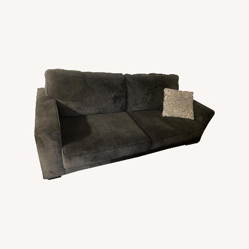 Used Dark Gray Fabric 2 Seater Sofa for sale on AptDeco