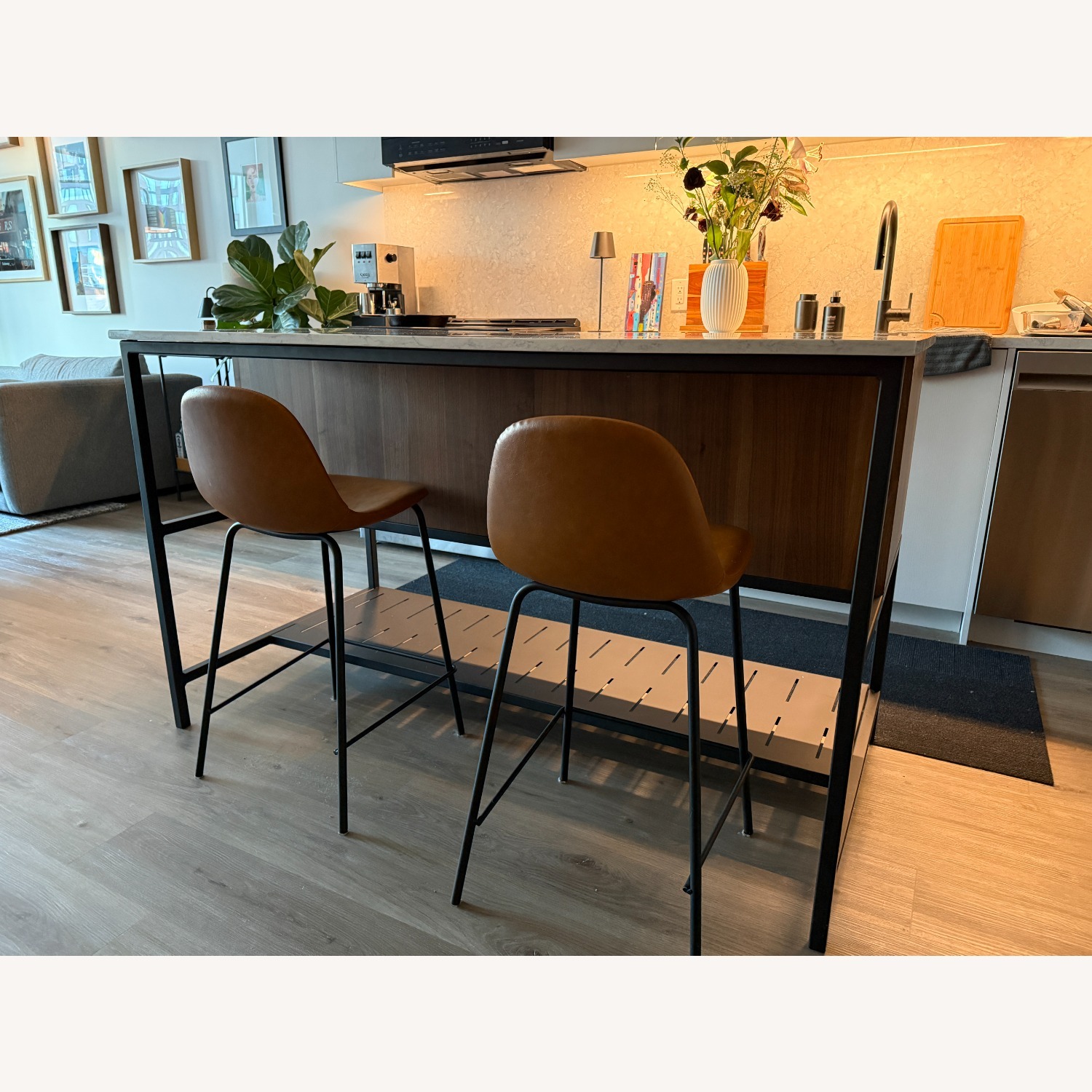 Room & Board Dark Brown Wood Kitchen Island - image-6