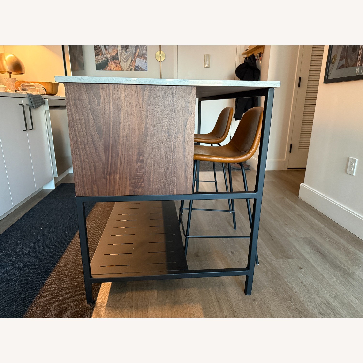 Room & Board Dark Brown Wood Kitchen Island - image-3