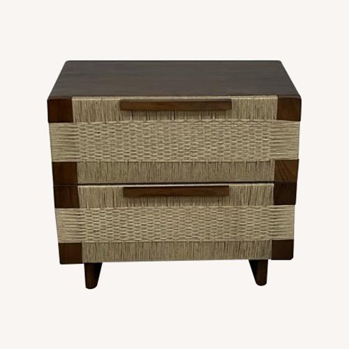 Used The Citizenry Manai Woven Nightstand for sale on AptDeco