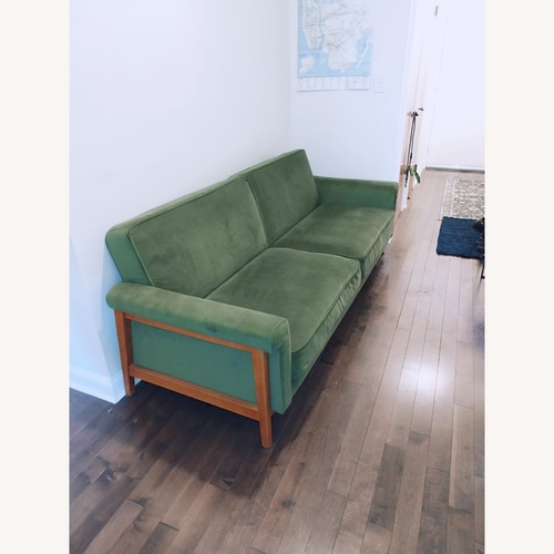 Used Green Velvet Sleeper Sofa for sale on AptDeco