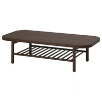 IKEA LISTERBY Dark Brown Wood Coffee Table