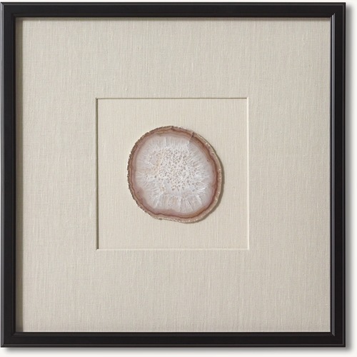 Used RH Framed Natural Agate on Linen for sale on AptDeco