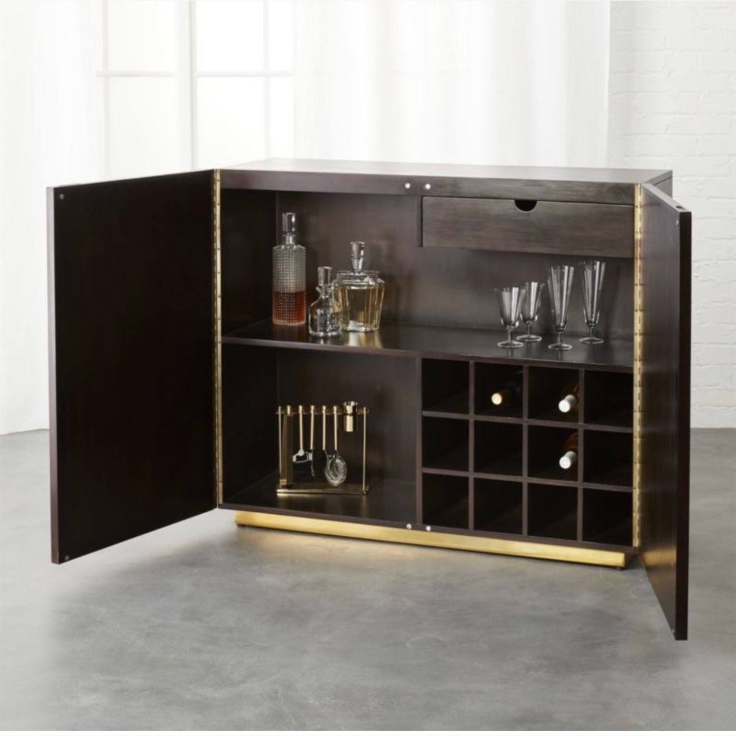 CB2 Serpent Bar Cabinet - image-10