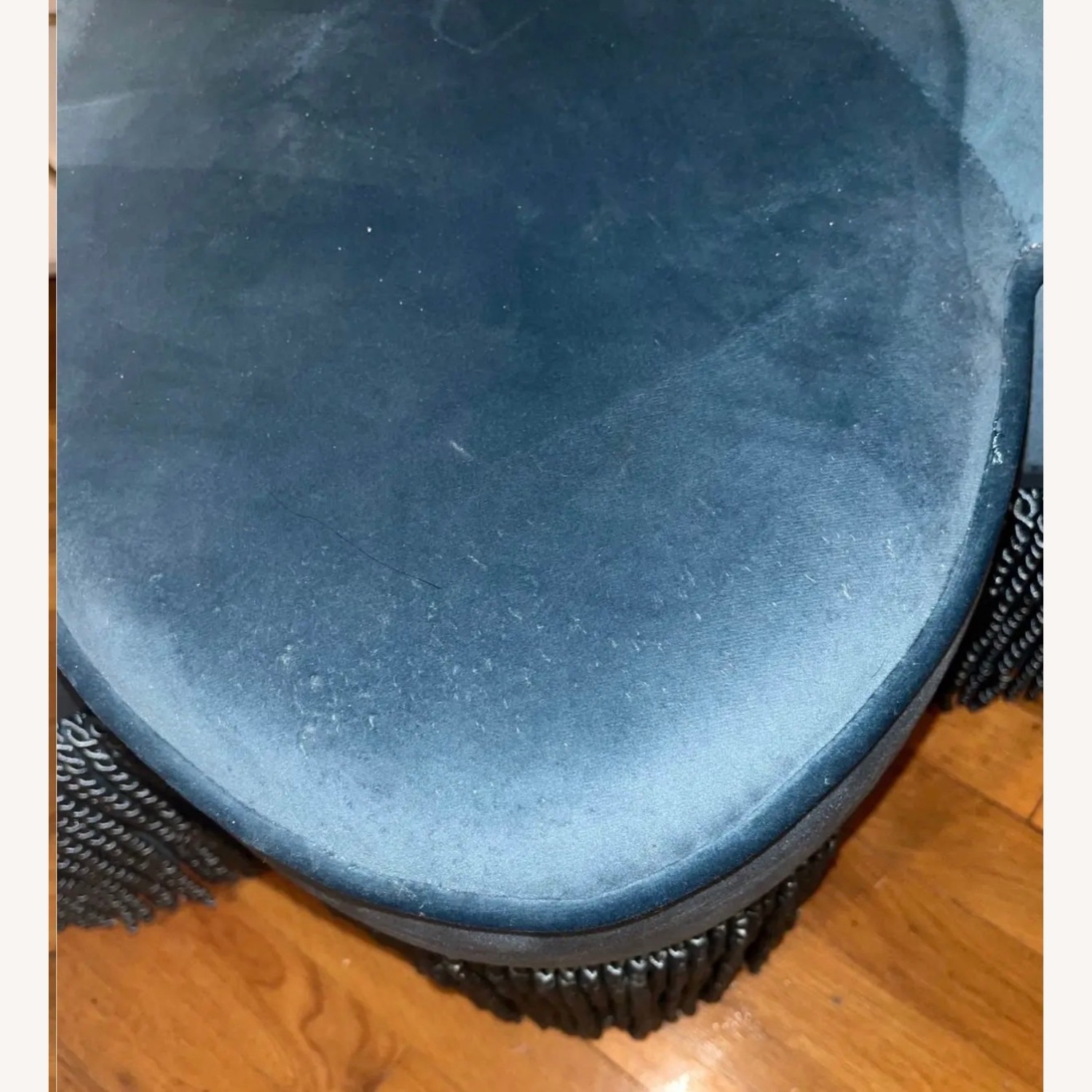 Velvet Ottoman - image-5