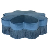 Velvet Ottoman