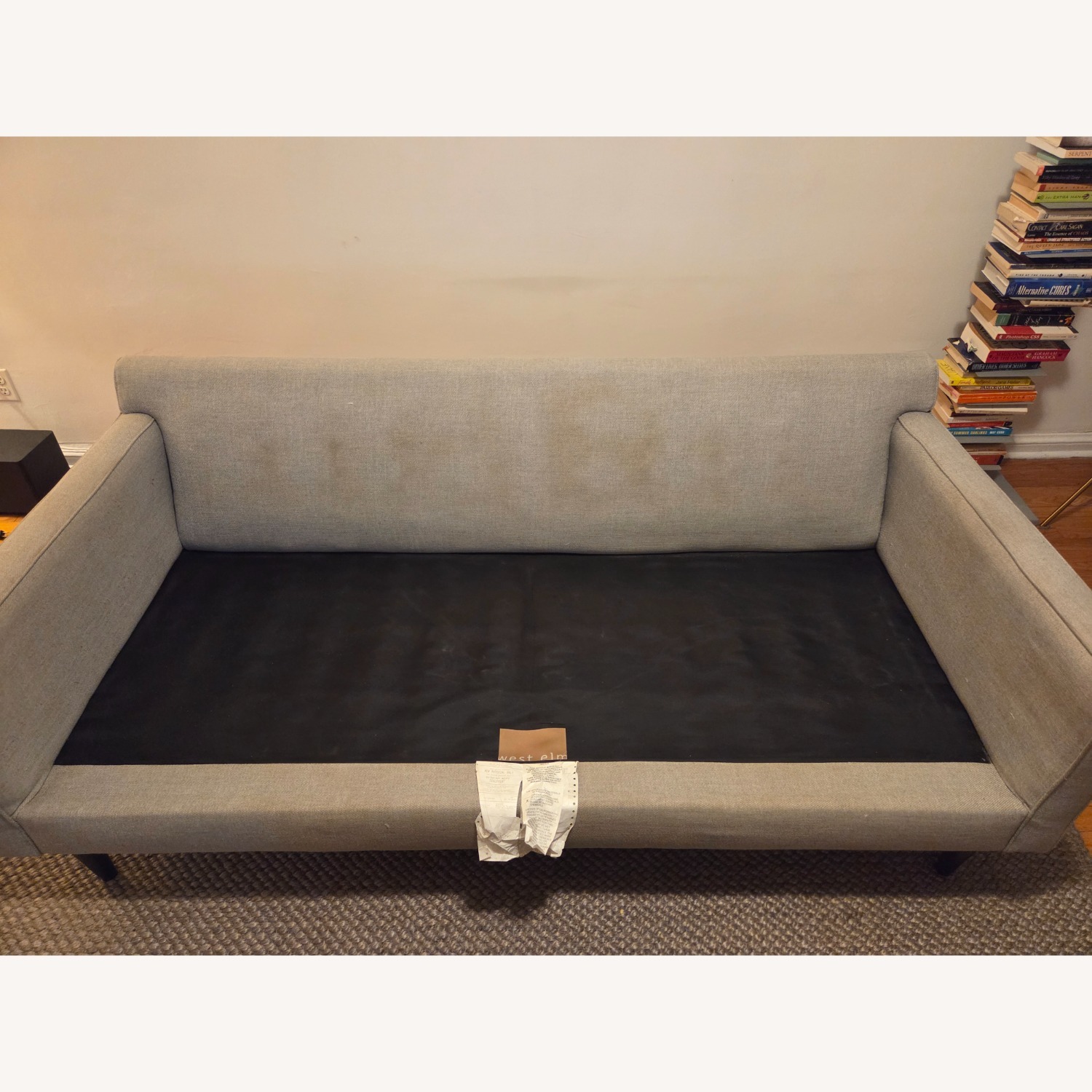 West Elm Drake Light Gray Fabric 3+ Seater Sofa - image-5