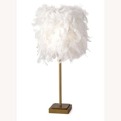 Used Regina Andrew Feather Table Lamps (Set of 2)  for sale on AptDeco