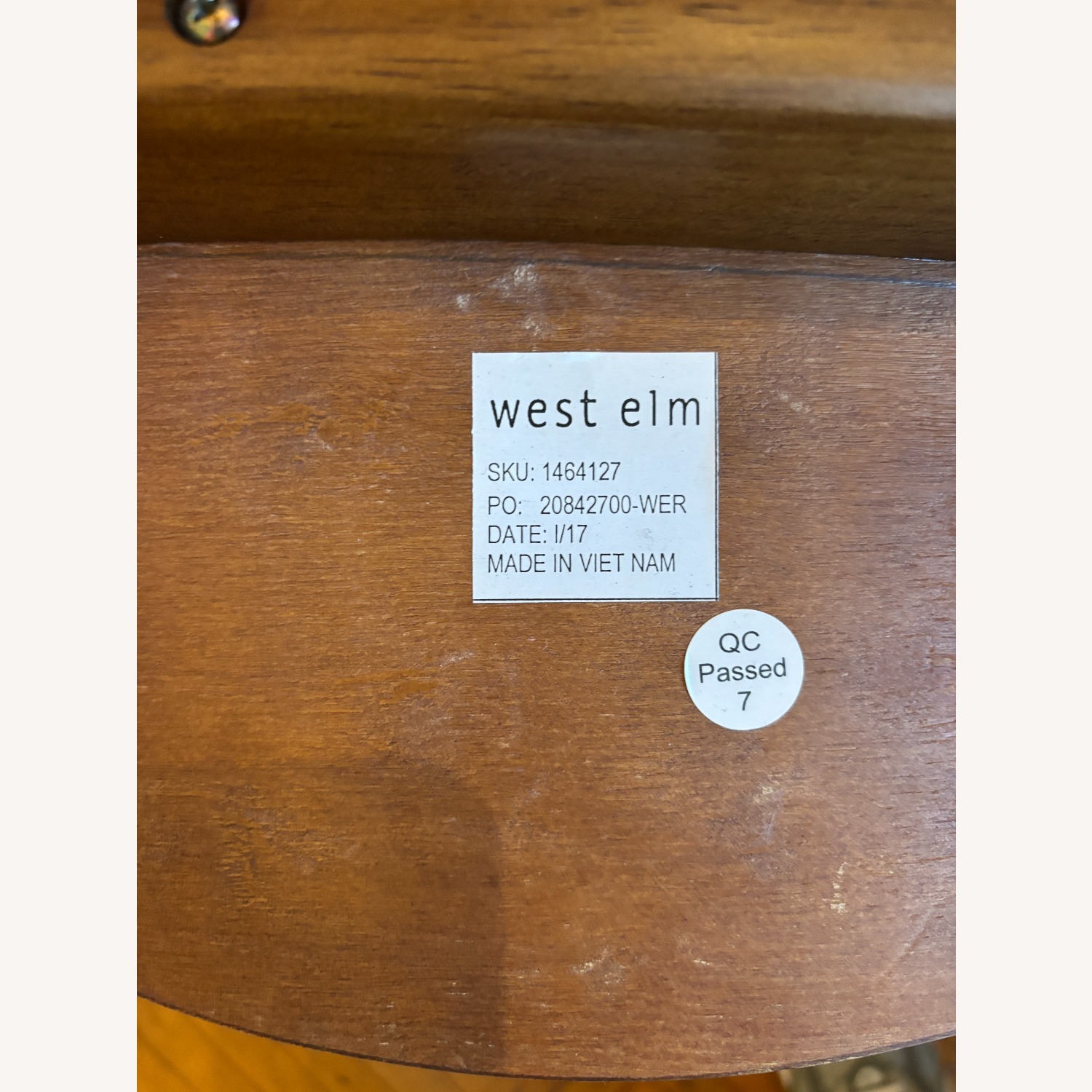 West Elm Dark Brown Wood Dining Chairs - Set of 6 - image-3