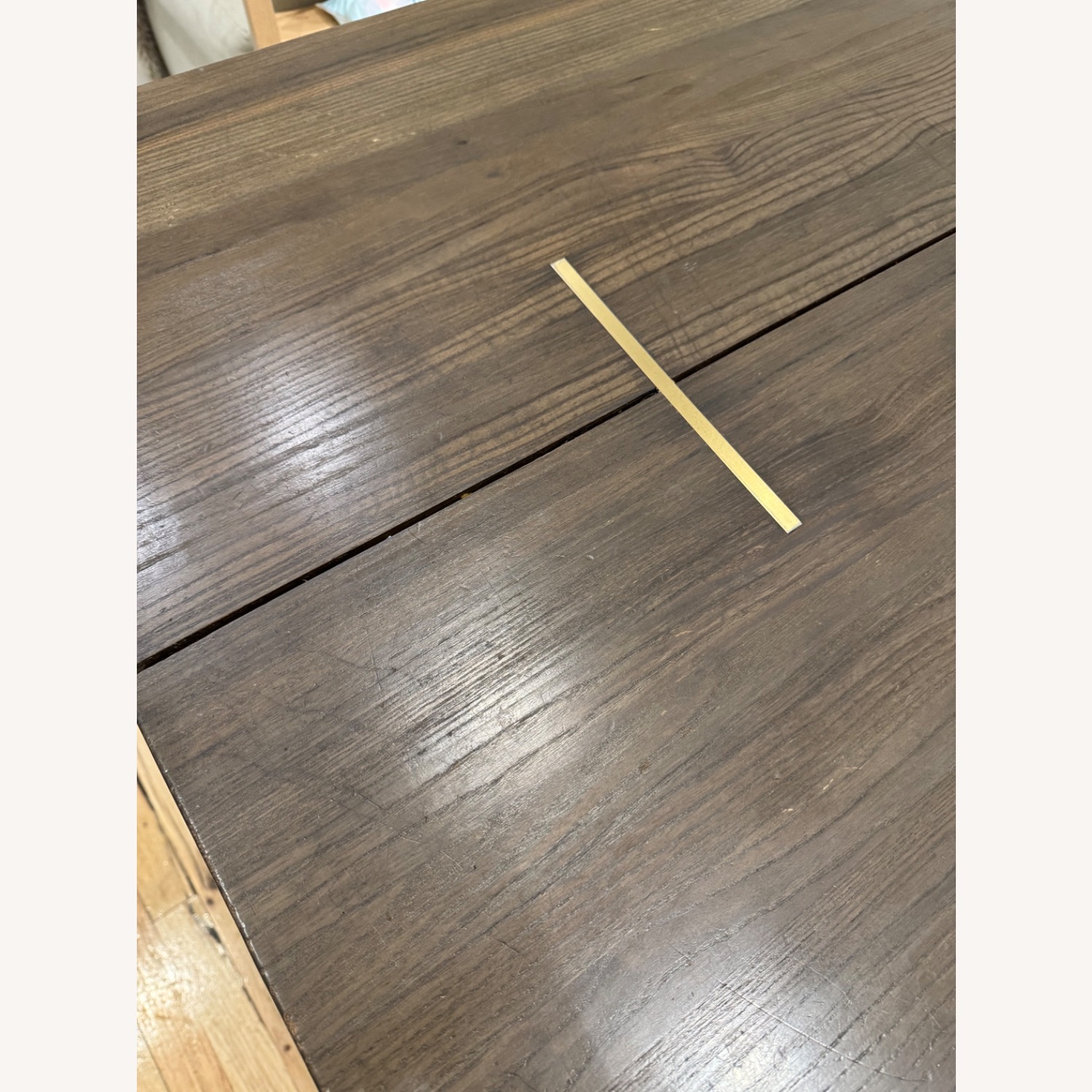 Crate & Barrel Maxwell Dark Brown Wood Dining Table - image-5