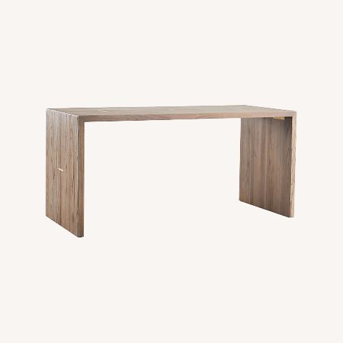 Used Crate & Barrel Maxwell Dark Brown Wood Dining Table for sale on AptDeco