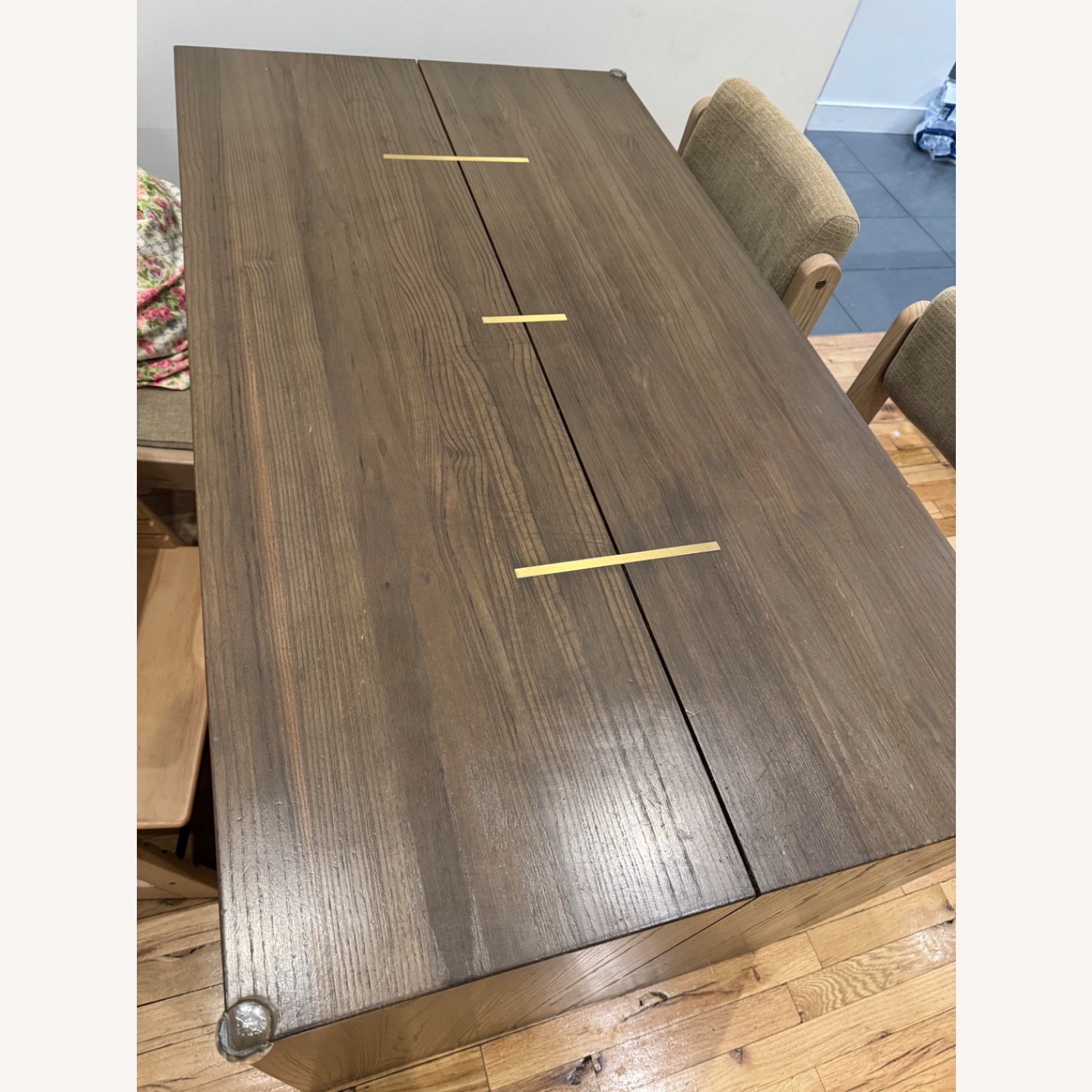 Crate & Barrel Maxwell Dark Brown Wood Dining Table - image-6