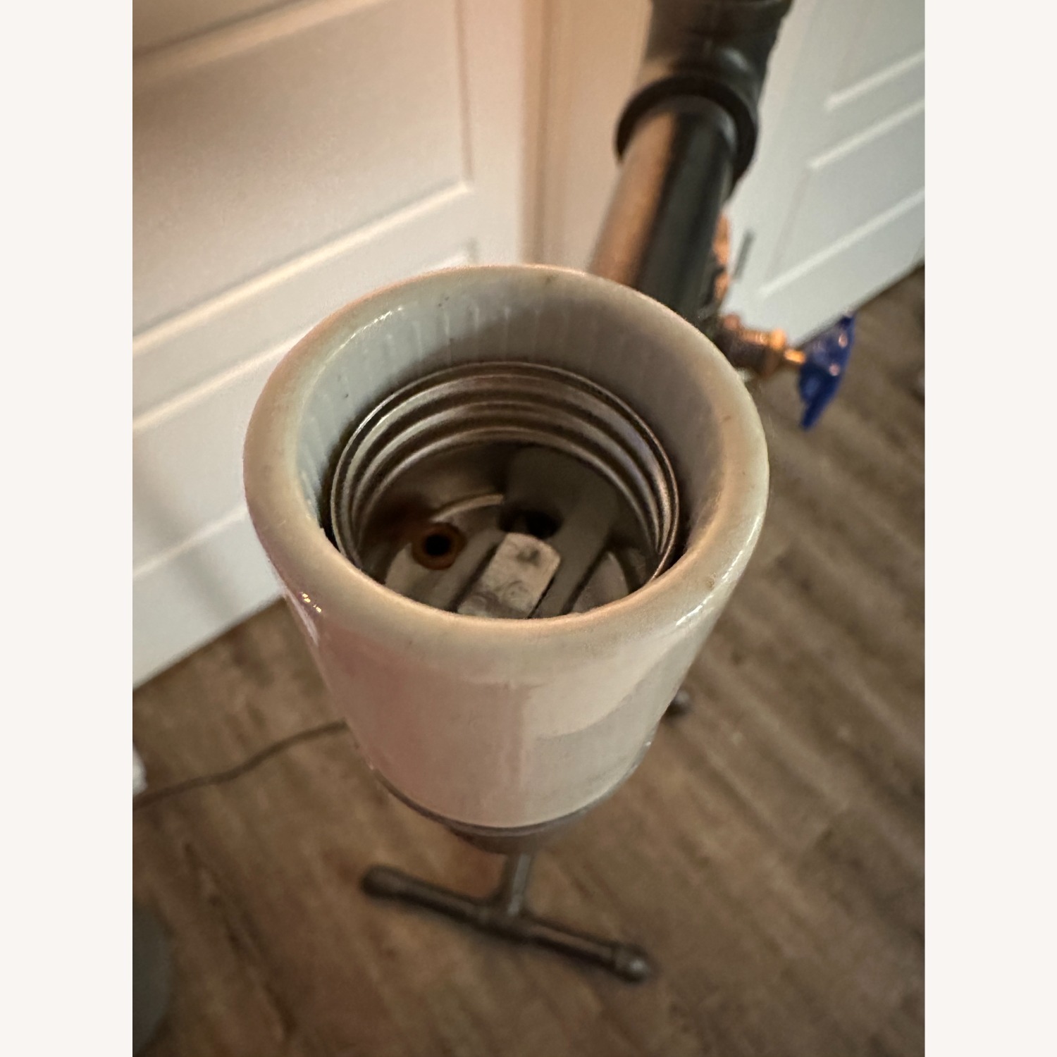 Black Metal Floor Lamp - image-3