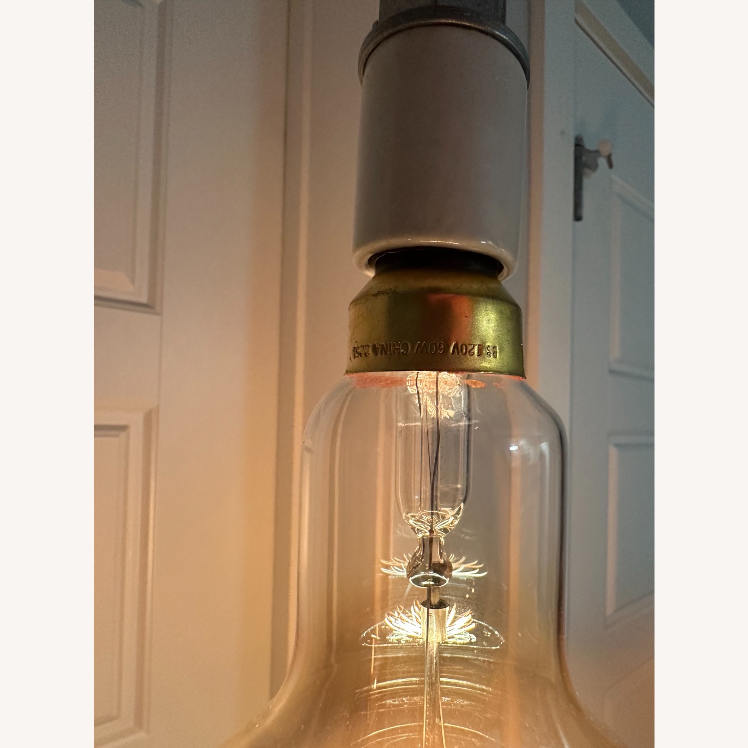 Black Metal Floor Lamp - image-2