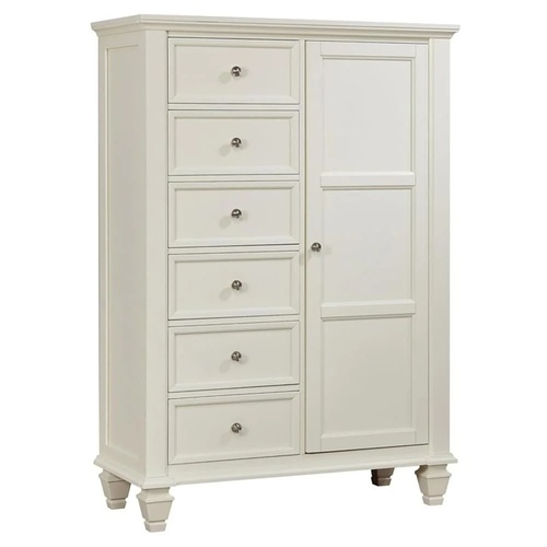 Used White Wood Armoire for sale on AptDeco