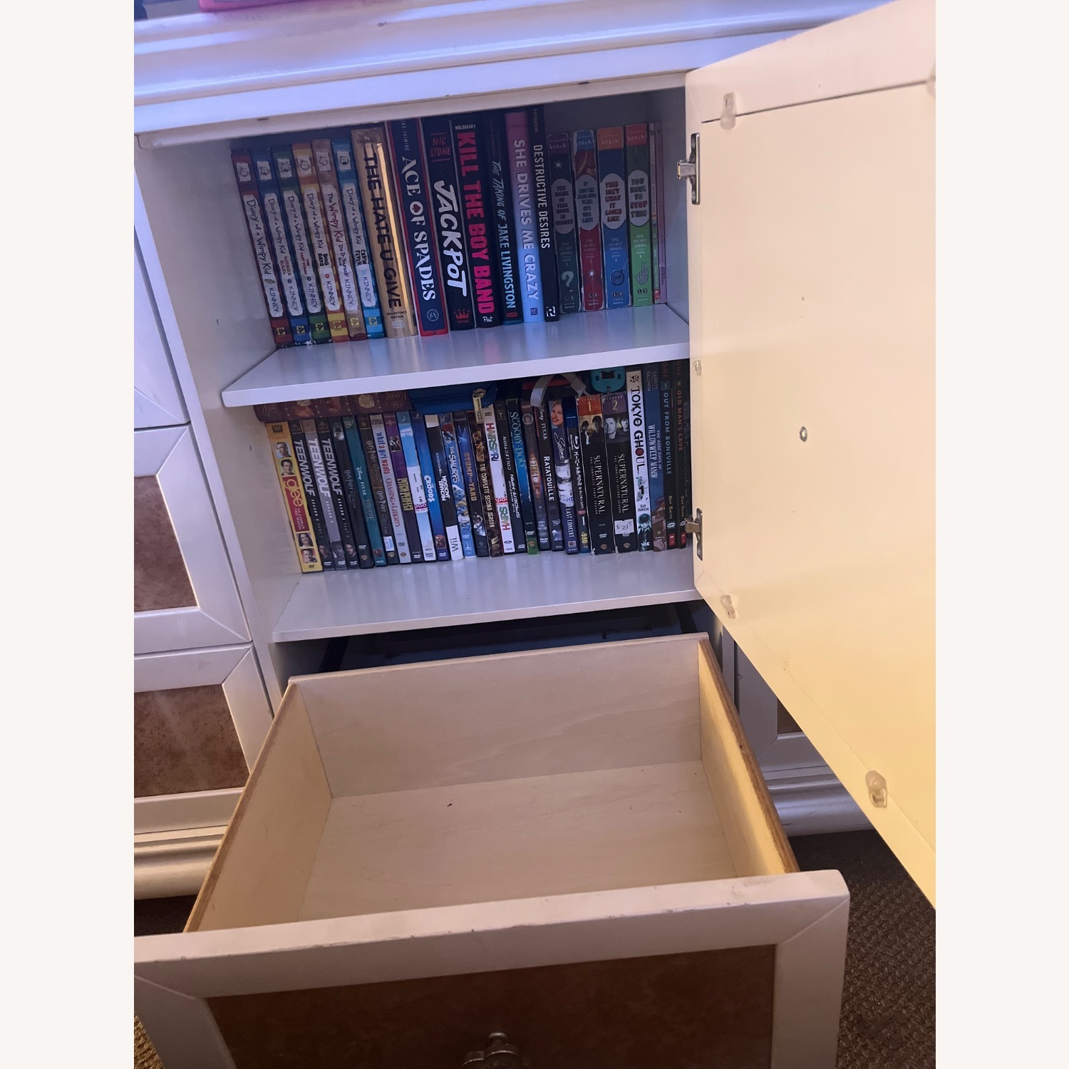 White Wood Dresser - image-3