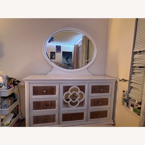 Used White Wood Dresser for sale on AptDeco