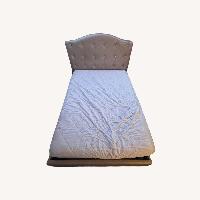 Light Brown Leather Full Bed