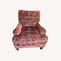 Century Upholstered Armchairs – Matching Pair