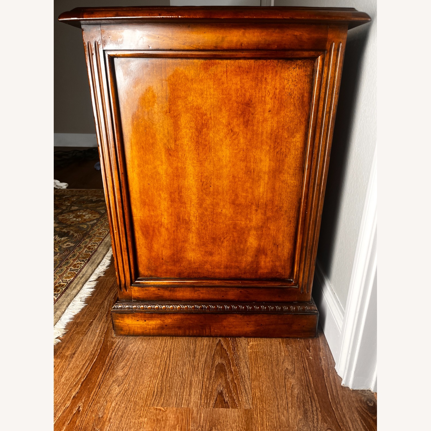 Solid Wood Desk / Media Console – 71″ Wide - image-1