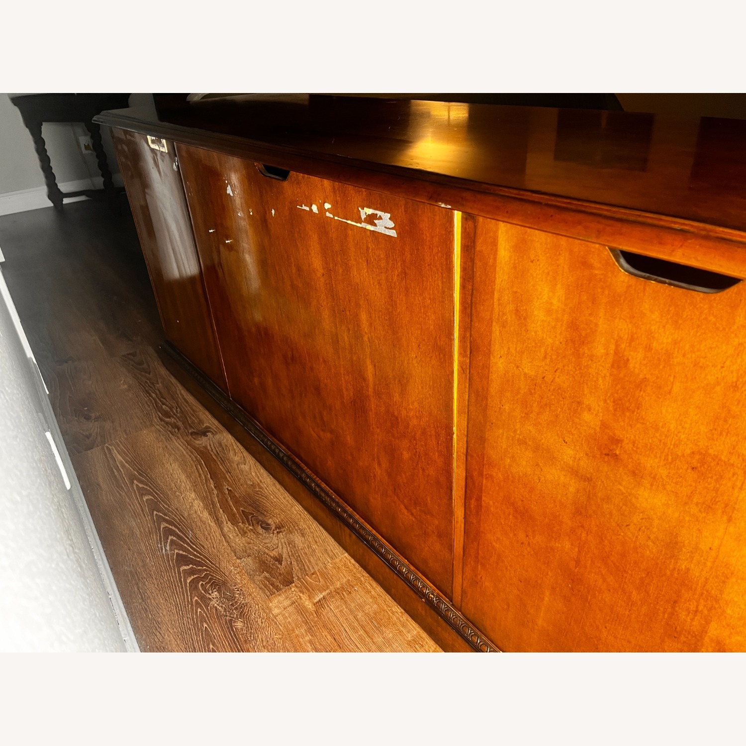 Solid Wood Desk / Media Console – 71″ Wide - image-3