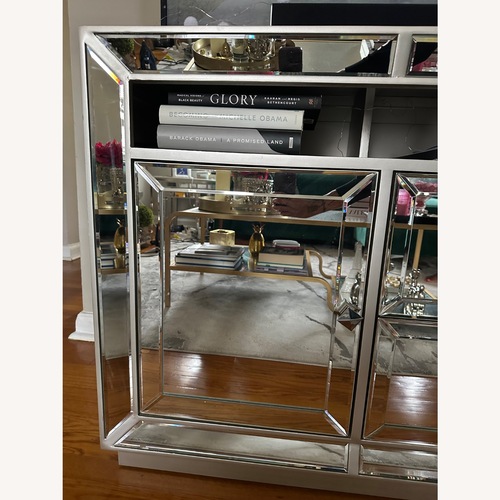 Used Bob's Discount Furniture Silver Sideboard for sale on AptDeco