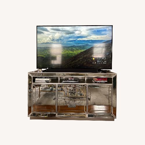 Used Bob's Discount Furniture Silver Sideboard for sale on AptDeco