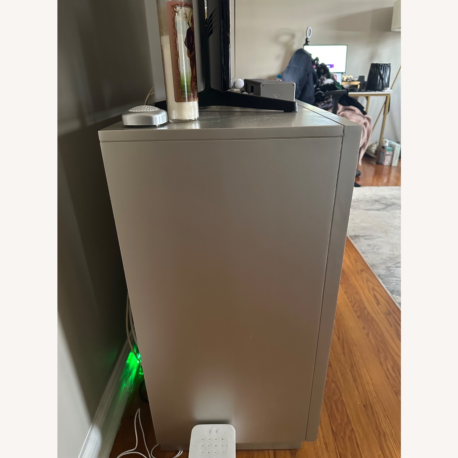 Bob's Discount Furniture Silver Sideboard - image-3