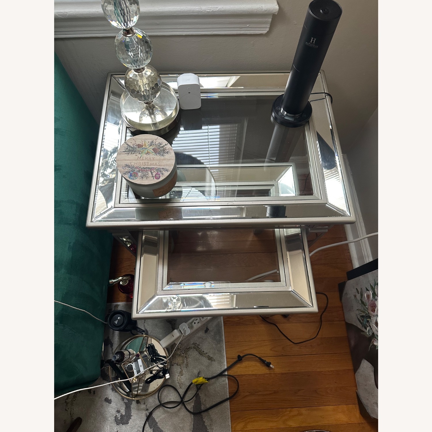 Bob's Discount Furniture Silver Coffee Table - image-2