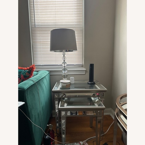 Used Bob's Discount Furniture Silver Coffee Table for sale on AptDeco