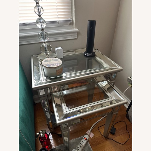 Used Bob's Discount Furniture Silver Coffee Table for sale on AptDeco