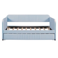 Light Blue Daybed with Trundle