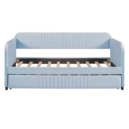 Used Light Blue Daybed with Trundle for sale on AptDeco
