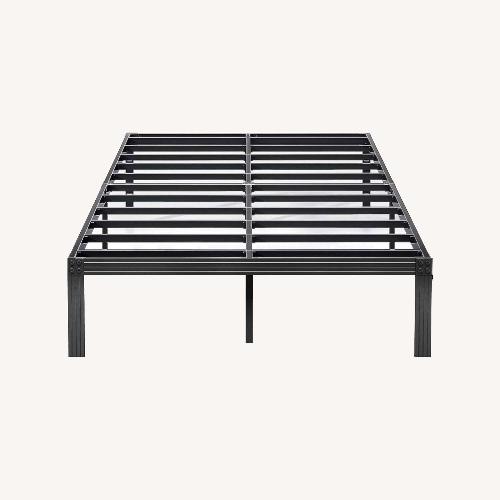 Used Black Metal Full Size Bed Frame for sale on AptDeco