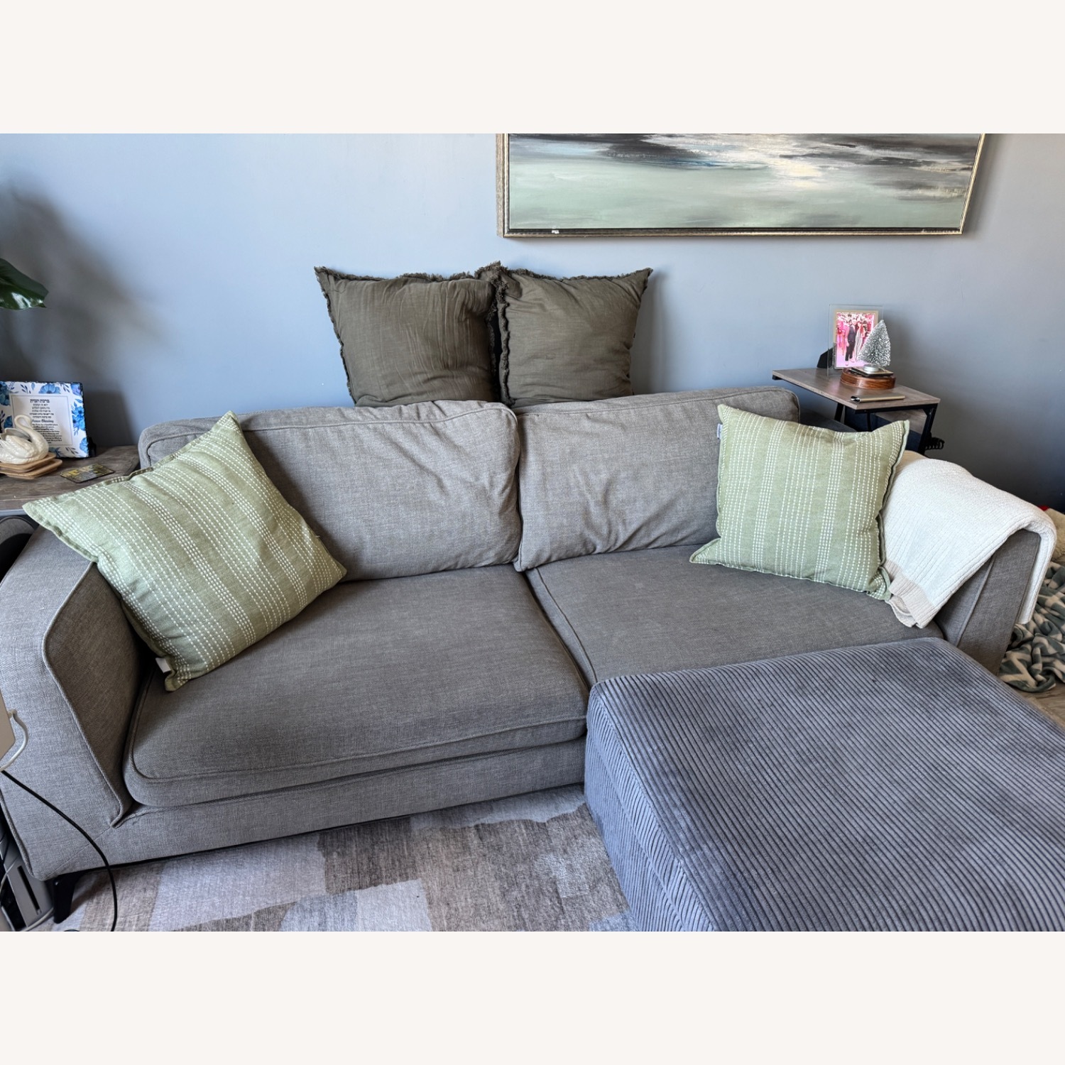 Calligaris Carré Dark Gray 2 Seater Sofa - image-1