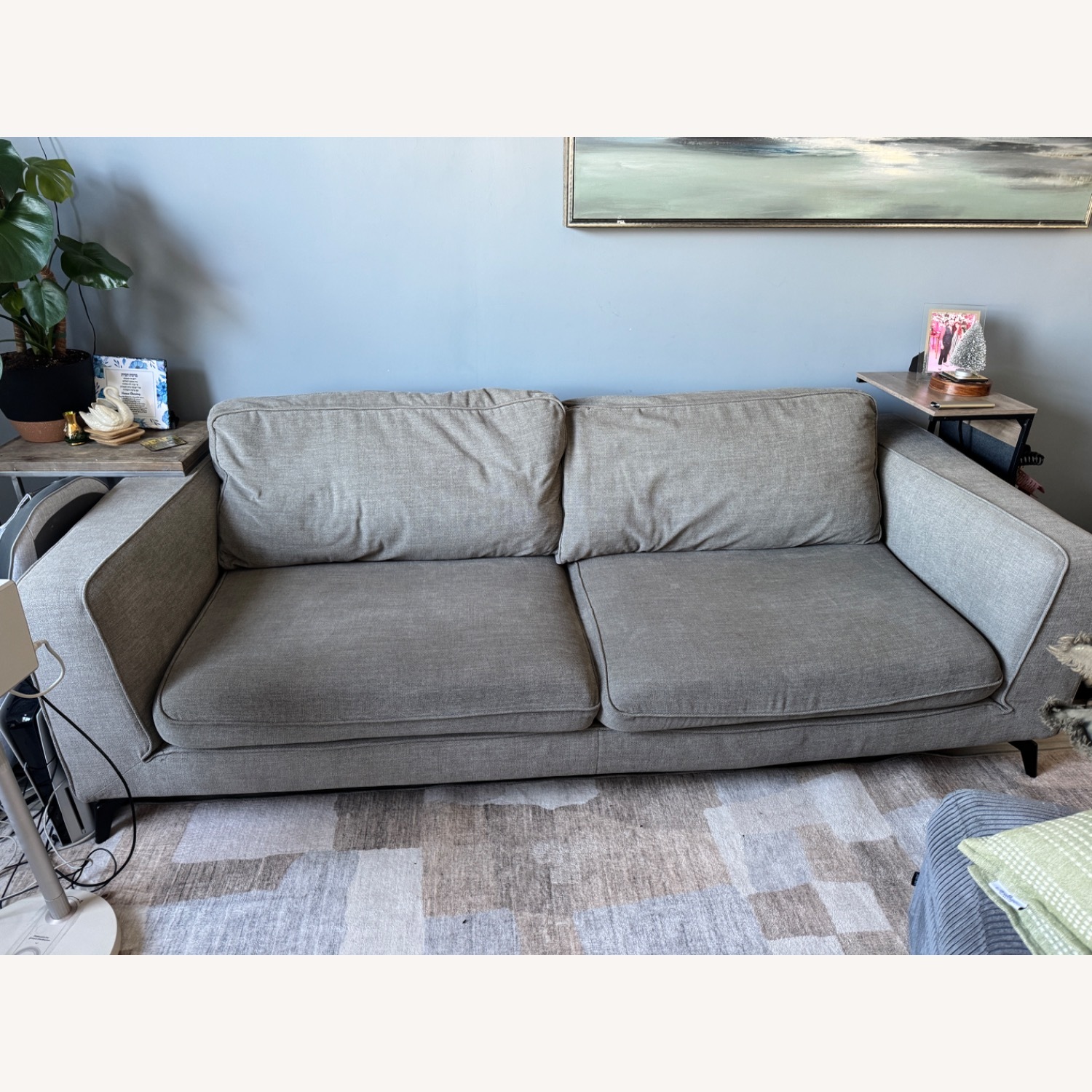 Calligaris Carré Dark Gray 2 Seater Sofa - image-2