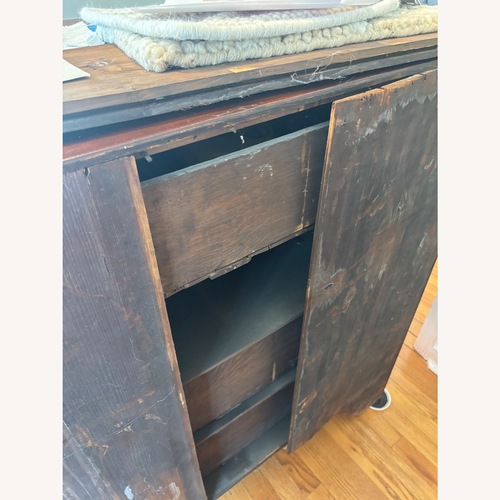 Used Dark Brown Wood Storage for sale on AptDeco