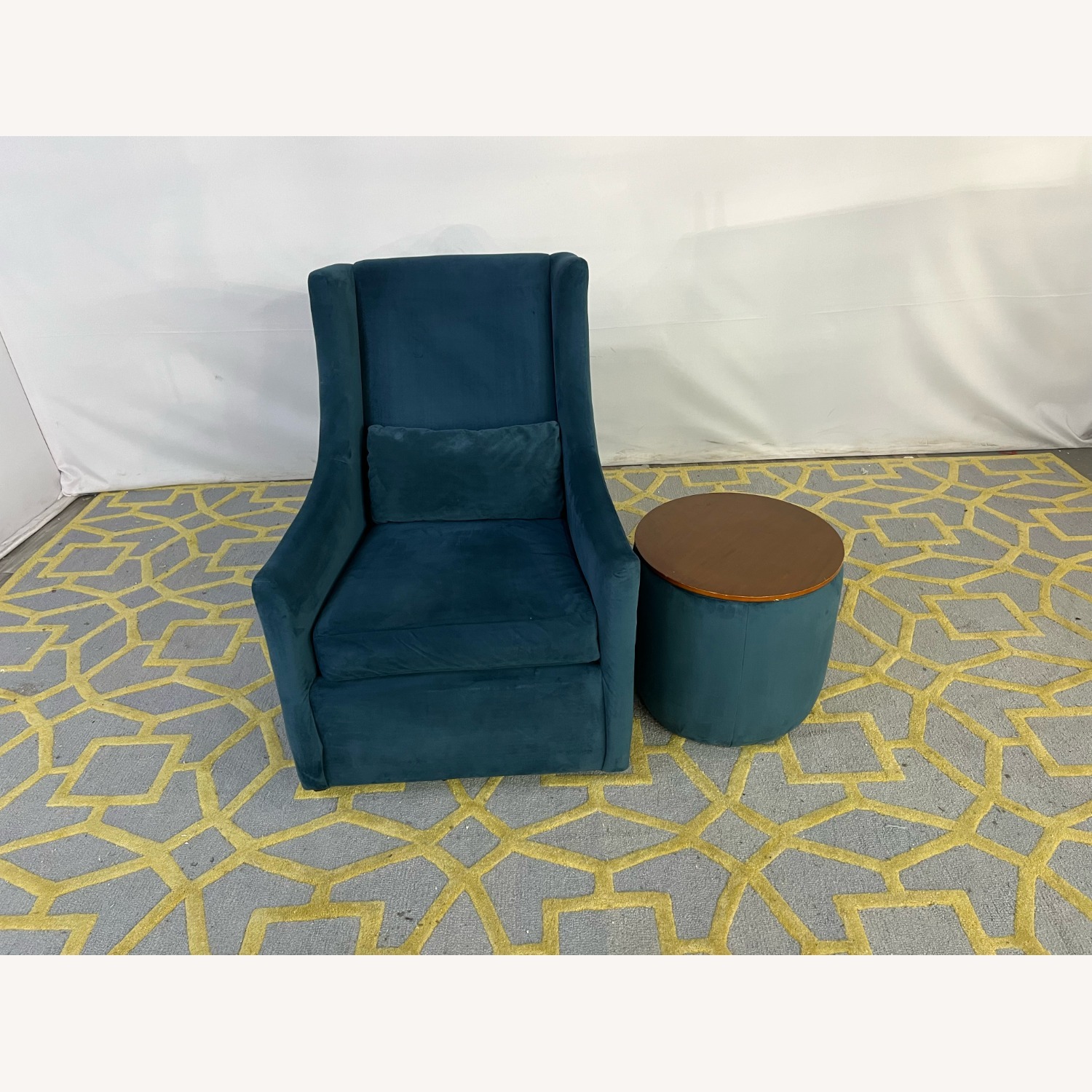 West Elm Graham Glider Chair and Storage - image-3